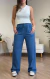 Calça Pantalona Jeans Claro na internet