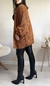 Maxi Cardigan Bolsinhos - Caramelo na internet
