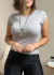 Blusa Sasha - Cinza