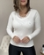 Blusa Rendada Manga Longa - Lila Rosa