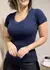 REF 1016 - Blusa Rendada Marinho - comprar online