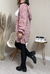 Maxi Cardigan Mousse - Rosê - Lila Rosa