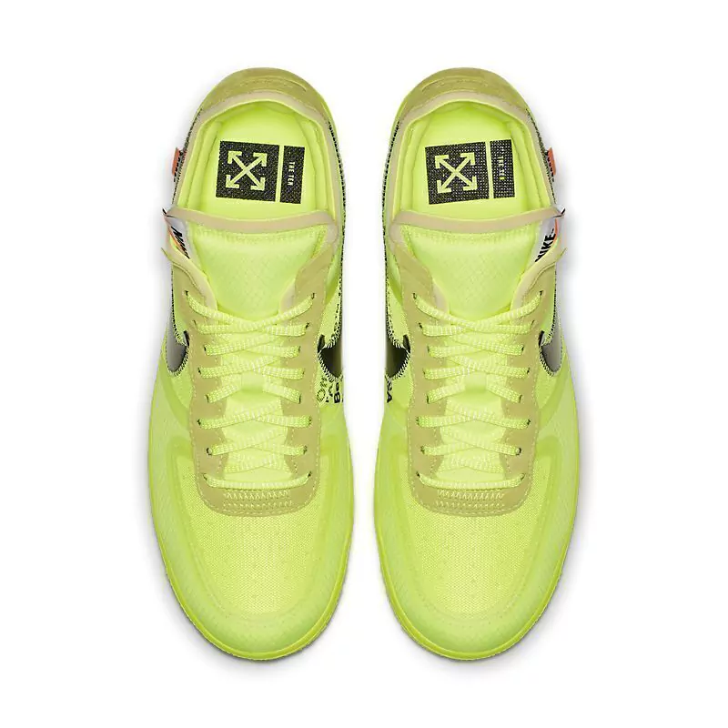 Off-White x Nike Air Force 1 Volt - AJ Outlet