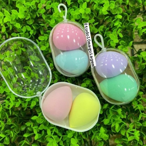 Kit esponja com estojo