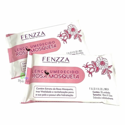 Lenço umedecido rosa mosqueta - Fenzza