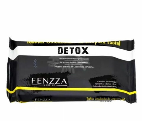 Lenço umedecido facial detox - Fenzza