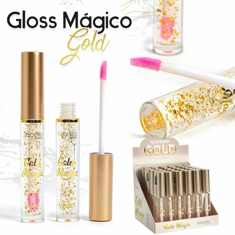 Gloss Mágico Labial Gold- Febella