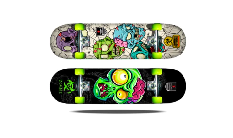 PATINETAS SKATEBOARD ZOOMBIES STARK