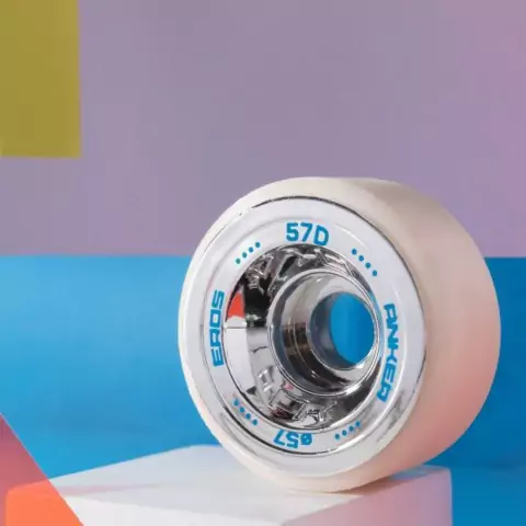 Ruedas Anker Eros Cromadas para pisos abrasivos 57D