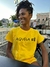 Aquela fé - Camisa Baby Look - Amarela - comprar online
