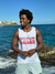 Deus me livre de não ser baiano - Camiseta Regata - Branca - Empatizee