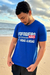 Fofoqueiro não, historiador de vidas alheias - Camisa Básica - Azul