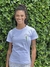 Protegida - Camisa Básica Baby Look - Branca
