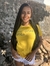 Meu Orixá nunca dorme - Camisa Básica Baby look - Amarela - comprar online