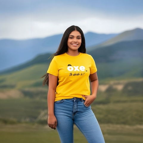 Õxe tá doido, é? - Baby Look - Mostarda - comprar online