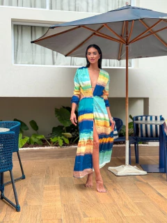 Saida Recortes Burst Rainbow - comprar online