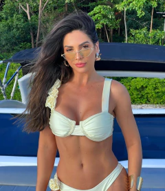 Biquíni Meia Taça Flowers