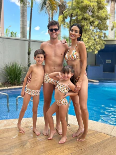 Sunga Infantil Citrus Tropic na internet