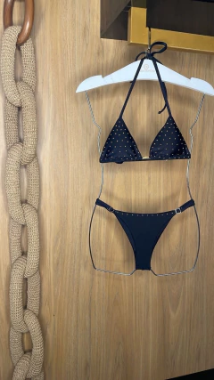 Biquíni Rebites Gold Cortina com bojo removivel - Morena Tropycana