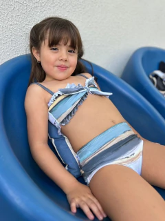 Biquíni Infantil Ripple Burst Rainbow - comprar online