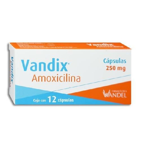 VANDIX 250 MG C/12 CAP