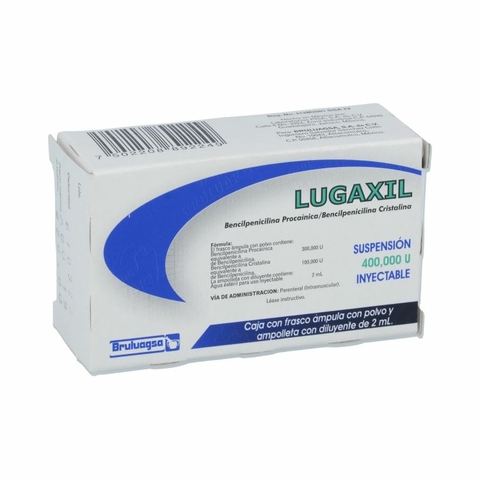 LUGAXIL INY C/1 AMP 400,000 UI/2 ML