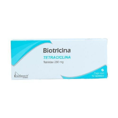 BIOTRICINA 250 MG C/10 TAB