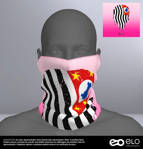Bandana Bandeira SP - Rosa