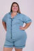 Pijama Americano Feminino Adulto Soft Touch Curto Plus - comprar online