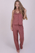 Pijama Feminino em Liganete com Renda - comprar online