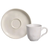 Conjunto com 6 Xícaras de Café com Pires Bio Rustic Clay