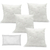 Kit 4 enchimentos 45x45 cm + 1 enchimento 45x30 cm