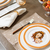 Combo Casa Afetiva Bege kit de mesa 2 lugares + 2 almofadas baguetes personalizadas na internet