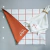 Kit lugar americano terracota aqui tem amor verso grid + guardanapo personalizado iniciais - comprar online