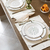 Combo Casa Afetiva Cinza Kit de mesa 2 lugares + 2 almofadas - comprar online