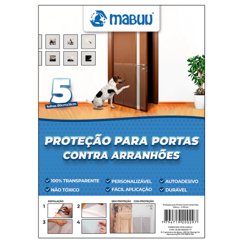 Proteção para Portas Contra Arranhões Mabuu Pet - comprar online