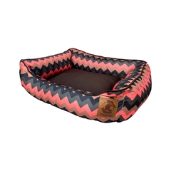 Cama para Cachorro - Chevron Rosa - Mabuu Pet | Os melhores produtos para seu pet