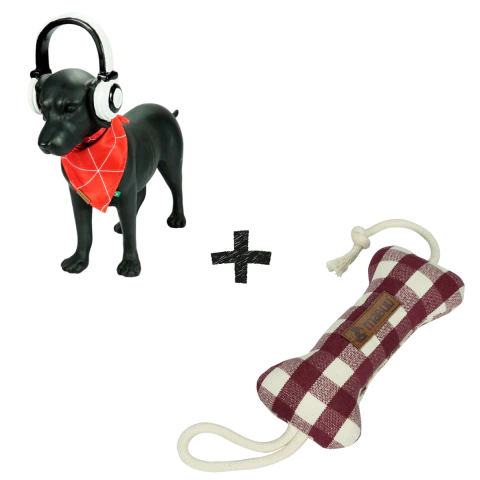 Brinde - Bandana + Brinquedo Mabuu Pet