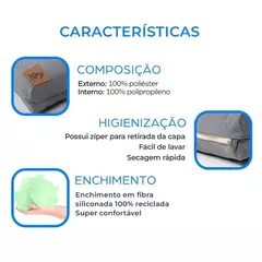 Almofada para Cachorro - Copa do Mundo - Arte Moderna Azul