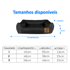 Imagem do Cama Basic para Cachorros Mabuu Pet - Preto