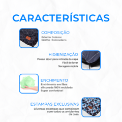 Colchonete para Cachorro - Cinza - comprar online