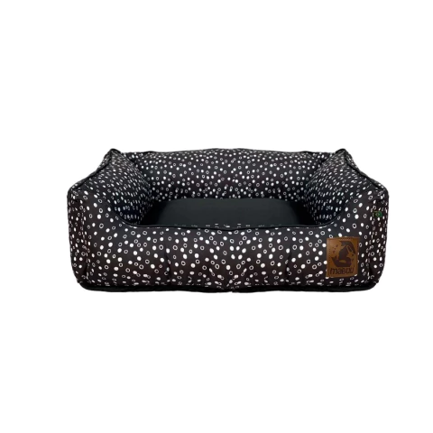 Cama para Cachorro - Dots Preta - comprar online