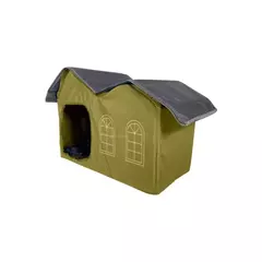 Casinha Dobrável para Cães e Gatos Mabuu Pet - Verde na internet