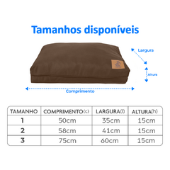 Imagem do Almofada Basic para Cachorros Mabuu Pet - Cappuccino