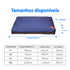 Almofada para Cachorro - Nylon Azul - comprar online