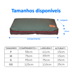 Almofada para Cachorro - Nylon Verde - comprar online