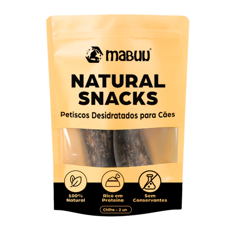 Petisco Chifre Bovino para Cães Mabuu Pet - comprar online