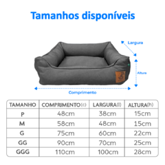 Cama em Linho 100% Reciclado Mabuu Pet - Preto Mescla na internet