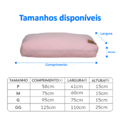Almofada em Linho 100% Reciclado Mabuu Pet - Rosa - comprar online
