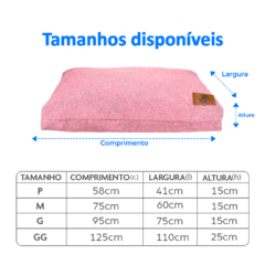 Almofada em Linho Impermeável para Cachorro Mabuu Pet - Rosa na internet